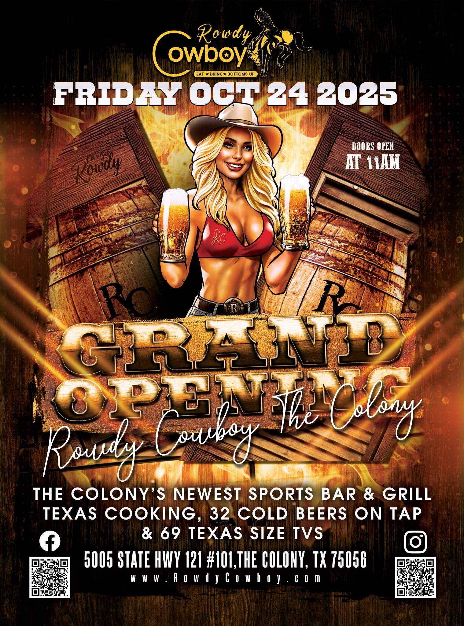 Colony Locaiton Grand Opening Flyer